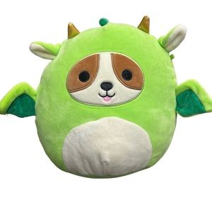 Halloween Squishmallow Reginald the Corgi in Dragon Costume 8” Stuffed Plush